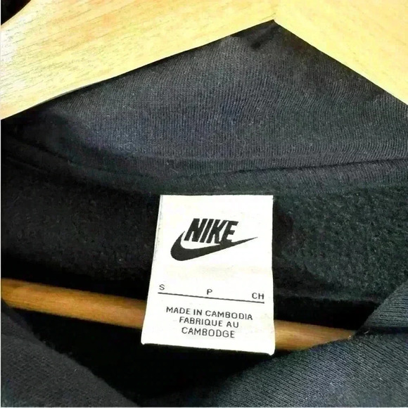 Nike Sportswear Phoenix Black Hoodie Single Swoosh Central Embroidered Women’s S - Picture 6 of 8